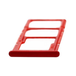 Samsung Uyumlu Galaxy A21s A217 Sim Kart Tepsisi Kırmızı