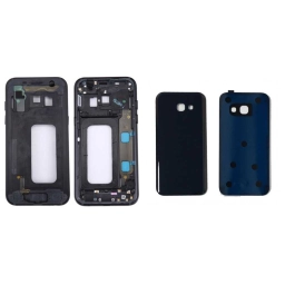 Samsung Uyumlu Galaxy A320 Kasa Kapak Siyah Çıtasız