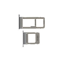 Samsung Uyumlu Galaxy A320 Sim Kart Tepsisi Siyah Çift