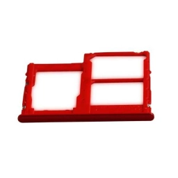 Samsung Uyumlu Galaxy A41 A415 Sim Kart Tepsisi Kırmızı
