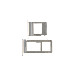 Samsung Uyumlu Galaxy A720 Sim Kart Tepsisi Gold Çift