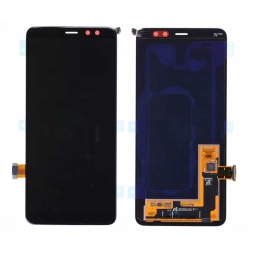 Samsung Uyumlu Galaxy A8 Plus 2018 A730 Lcd Ekran Siyah Servis GH97-21535A