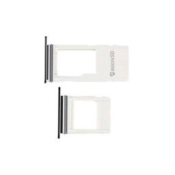 Samsung Uyumlu Galaxy A8 Plus 2018 A730 Sim Kart Tepsisi Siyah Çift