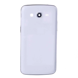 Samsung Uyumlu Galaxy Grand 2 G7106 Kasa Kapak Beyaz Duos Çıtasız