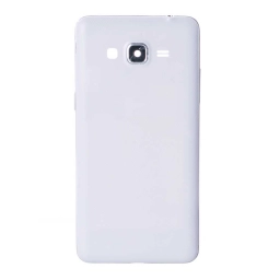 Samsung Uyumlu Galaxy Grand Prime G530 Kasa Kapak Beyaz No Duos Çıtasız