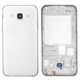 Samsung Uyumlu Galaxy J2 J200 Kasa Kapak Beyaz Duos Çıtasız