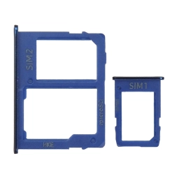 Samsung Uyumlu Galaxy J4 Plus J415 Sim Kart Tepsisi Mavi Çift