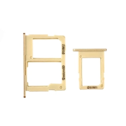 Samsung Uyumlu Galaxy J5 Prime G570 Sim Kart Tepsisi Gold Çift