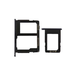 Samsung Uyumlu Galaxy J5 Prime G570 Sim Kart Tepsisi Siyah Çift