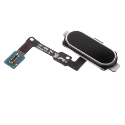 Samsung Uyumlu Galaxy J7 Prime G610 Home Parmak Okuyucu Filmi Flex Siyah