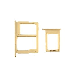 Samsung Uyumlu Galaxy J7 Prime G610 Sim Kart Tepsisi Gold Çift
