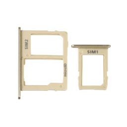 Samsung Uyumlu Galaxy J8 J810 Sim Kart Tepsisi Gold