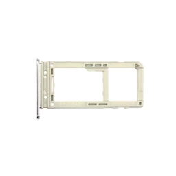 Samsung Uyumlu Galaxy Note 8 N950 Sim Kart Tepsisi Silver Çift