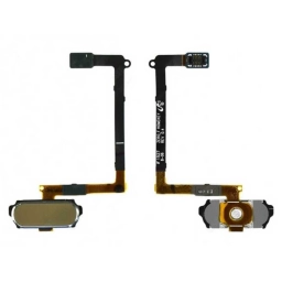 Samsung Uyumlu Galaxy S6 Edge Plus G928 Home Tuş Bordu Filmi Gold