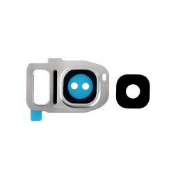 Samsung Uyumlu Galaxy S7 Edge G935 Kamera Lensi Gümüş