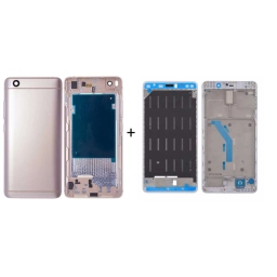 Xiaomi Uyumlu Mi 5s Kasa Kapak Gold Çıtalı