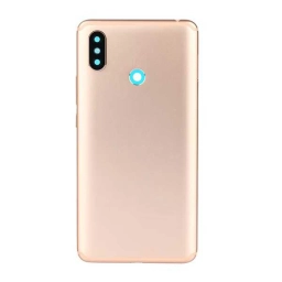 Xiaomi Uyumlu Mi Max 3 Kasa Kapak Gold Çıtalı