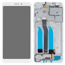Xiaomi Uyumlu Redmi 6a Lcd Ekran Beyaz Çıtalı