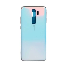 Xiaomi Uyumlu Redmi Note 8 Pro Kasa Kapak Beyaz Çıtalı Çift Sim