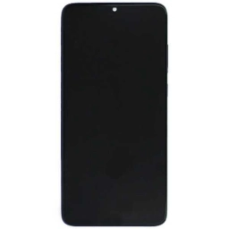 Xiaomi Uyumlu Redmi Note 8 Pro Lcd Ekran Mavi Çıtalı Servis Tek Hatlı