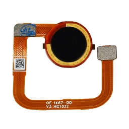 Xiaomi Uyumlu Redmi Note 9 Home Parmak Okuyucu Filmi Flex Siyah