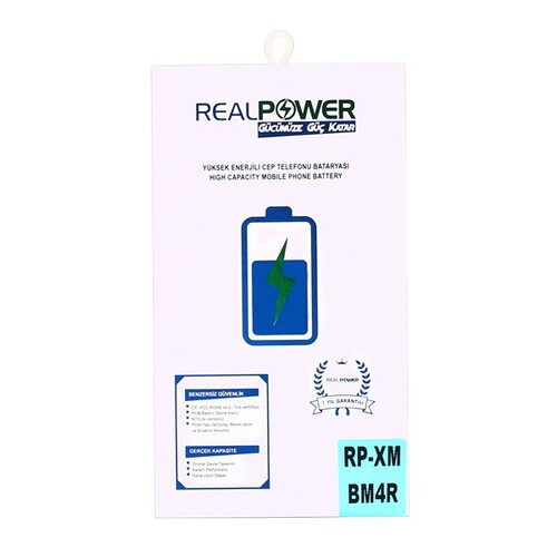RealPower Xiaomi Mi 10 Lite Yüksek Kapasiteli Batarya Pil 4160mah - Thumbnail