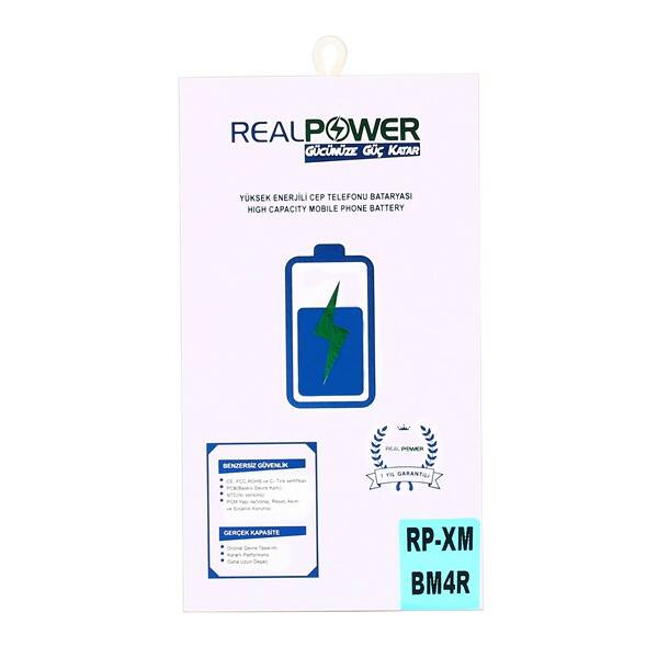 RealPower Xiaomi Mi 10 Lite Yüksek Kapasiteli Batarya Pil 4160mah