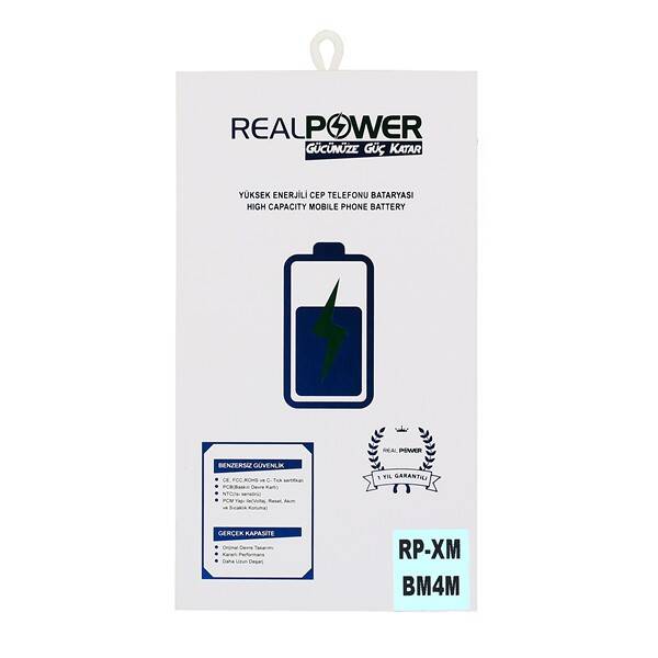 RealPower Xiaomi Mi 10 Pro 5g Yüksek Kapasiteli Batarya Pil 4500mah