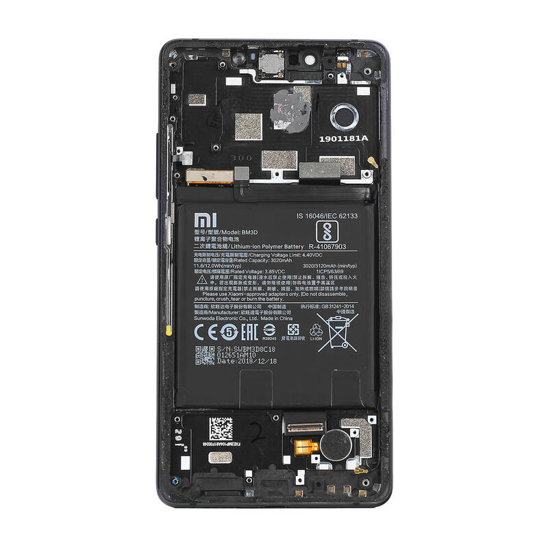 Xiaomi Mi 8 Se Lcd Ekran Dokunmatik Siyah Çıtalı Servis