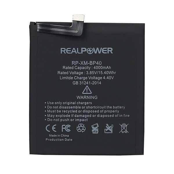 RealPower Xiaomi Mi 9t Pro Yüksek Kapasiteli Batarya Pil 4000mah