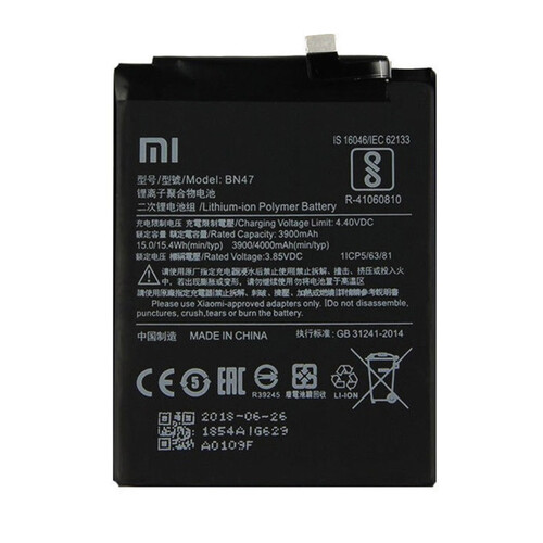 Xiaomi Mi A2 Lite / Redmi 6 Pro Bn47 Batarya Pil - Thumbnail