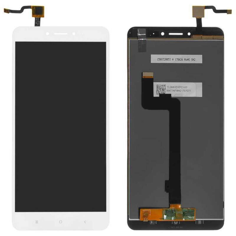 Xiaomi Mi Max 2 Lcd Ekran Dokunmatik Beyaz Çıtasız