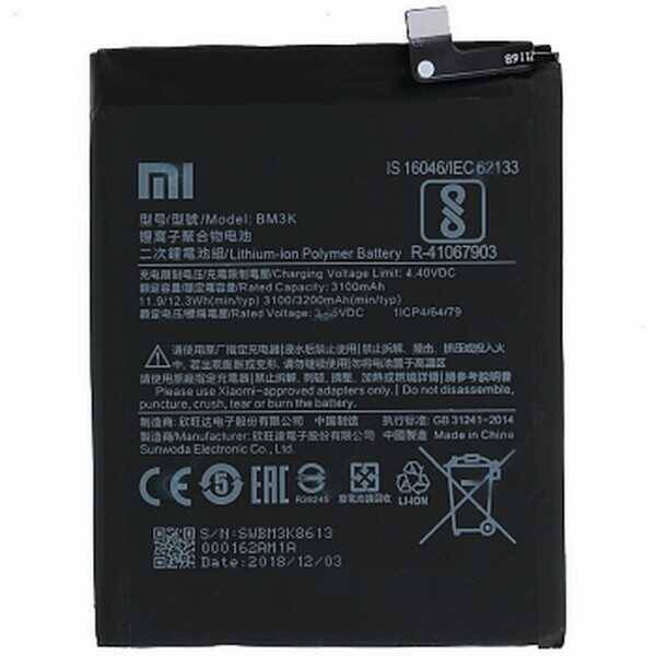 Xiaomi Mi Mix 3 Batarya Pil Bm3k