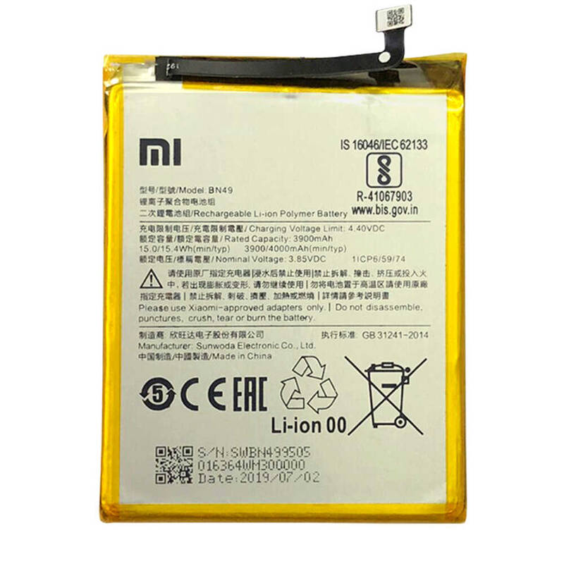 Xiaomi Redmi 7a Bn49 Batarya Pil