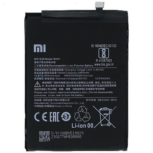 Xiaomi Redmi 8 Batarya Pil Bn51 - Thumbnail