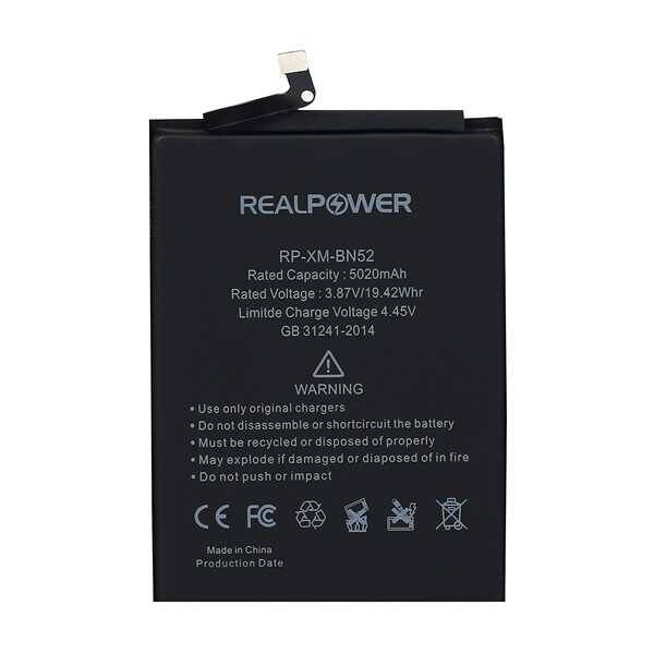 RealPower Xiaomi Redmi 9a Yüksek Kapasiteli Batarya Pil 5020mah