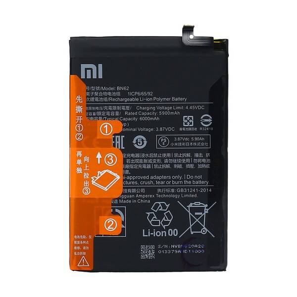 Xiaomi Redmi 9t Batarya Pil Bn62