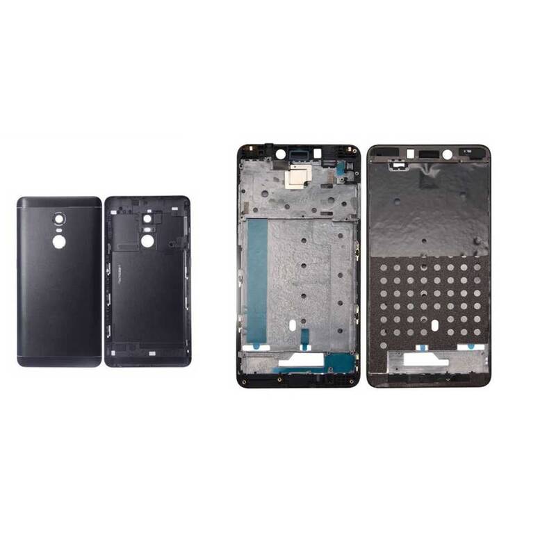 Xiaomi Redmi Note 4 Kasa Kapak Siyah Çıtalı