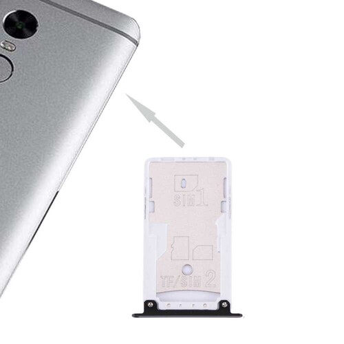 Xiaomi Redmi Note 4x Sim Kart Tepsisi Siyah - Thumbnail