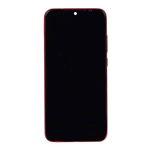 Redmi Uyumlu Note 7 Pro Lcd Ekran Kırmızı Çıtalı