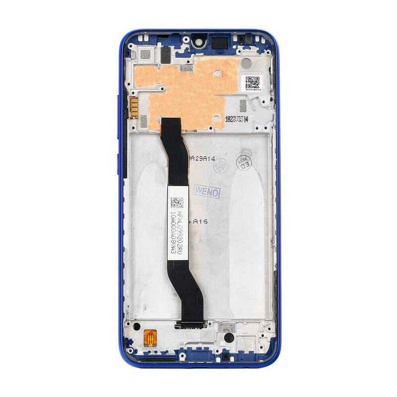 Xiaomi Redmi Note 8 Lcd Ekran Dokunmatik Mavi Çıtalı