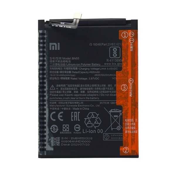 Xiaomi Redmi Note 9s Bn55 Batarya Pil