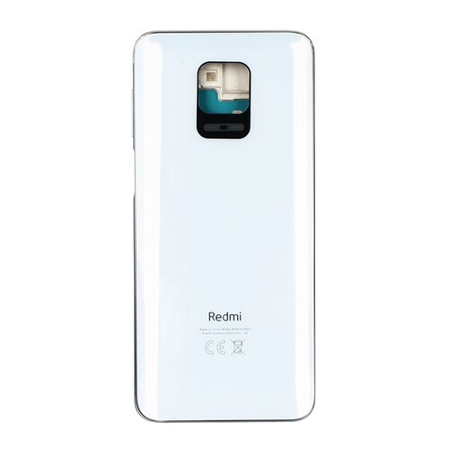 Xiaomi Redmi Note 9s Uyumlu Kasa Kapak Beyaz Çıtalı - Thumbnail
