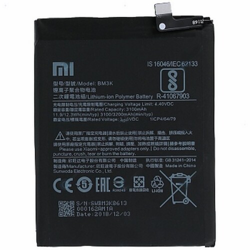 Xiaomi Uyumlu Mix 3 Batarya Bm3k - Thumbnail